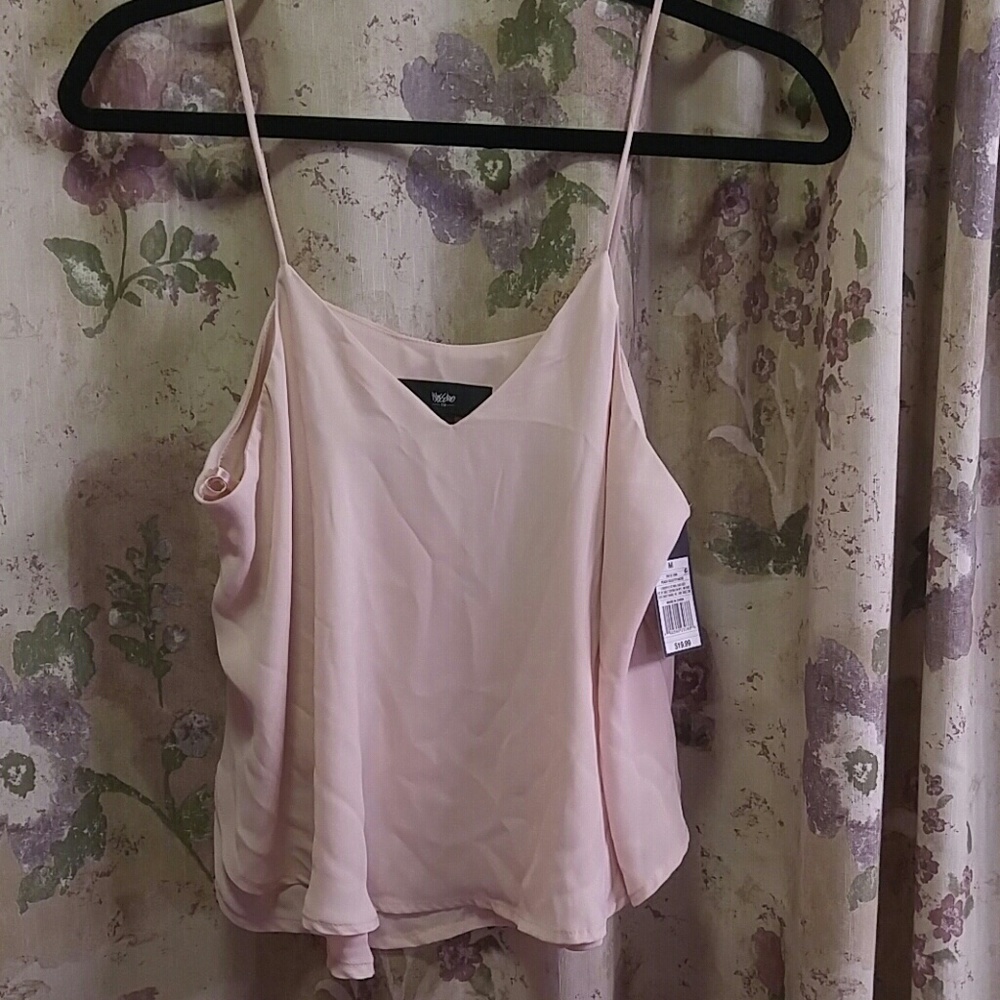 Blush Mossimo flowy crop top